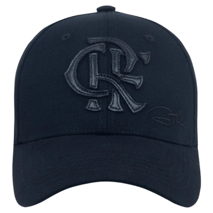 Boné Flamengo - Aba Curva CRF Zico Preto Super Cap
