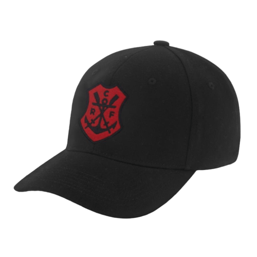 Boné Flamengo - Aba Curva Remo Laser Preto Super Cap