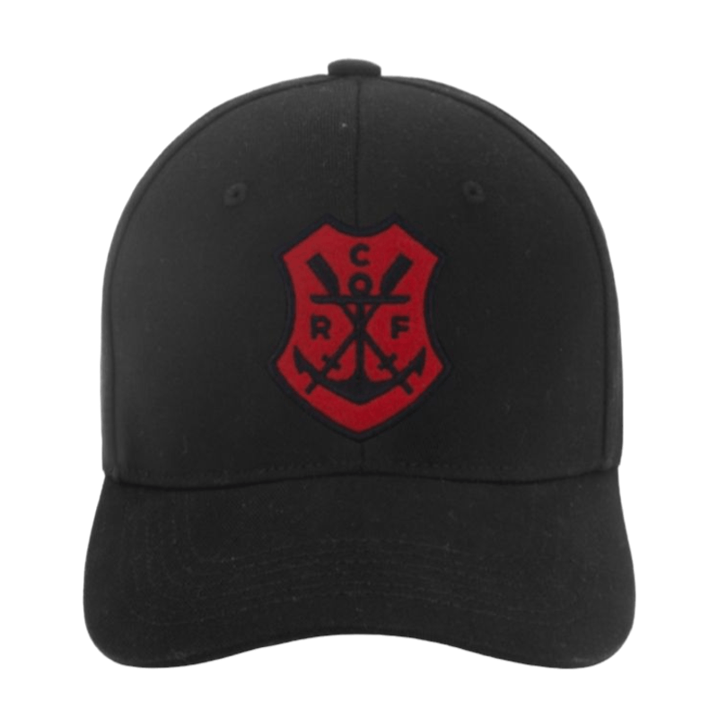 Boné Flamengo - Aba Curva Remo Laser Preto Super Cap
