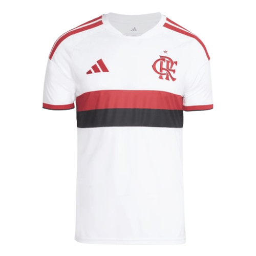 Manto Flamengo - Jogo 2 Branco Infantil Adidas 2026